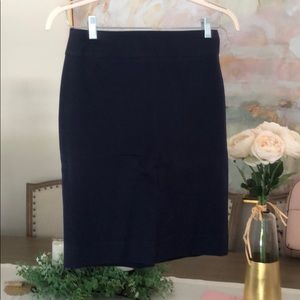 Navy Banana Republic Pencil Skirt—size 2